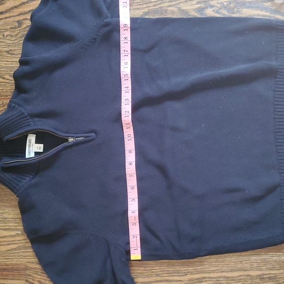 Goodthreads navy color quarter zip sweater - Picture 5 of 6